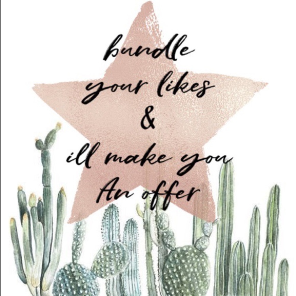 Bundle your likes and I’ll make you an offer!